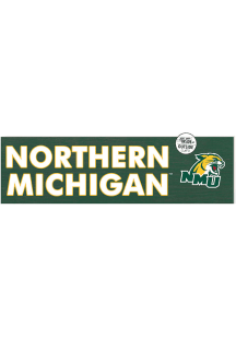 KH Sports Fan Northern Michigan Wildcats 35x10 Indoor Outdoor Colored Logo Sign