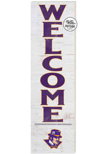 KH Sports Fan Evansville Purple Aces 10x35 Welcome Sign
