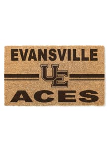 Evansville Purple Aces 18x30 Team Logo Door Mat