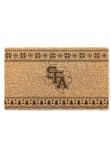 SFA Lumberjacks Holiday Logo Door Mat