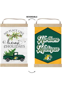 KH Sports Fan Northern Michigan Wildcats Holiday Reversible Banner Sign