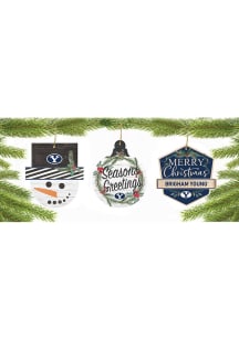 BYU Cougars 3 Pack Ornament