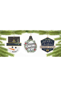 Murray State Racers 3 Pack Ornament
