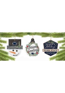 Blue Penn State Nittany Lions 3 Pack Ornament