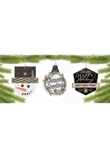 Army Black Knights 3 Pack Ornament