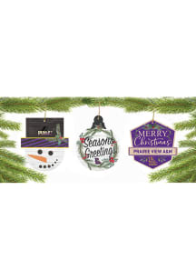 Prairie View A&amp;M Panthers 3 Pack Ornament