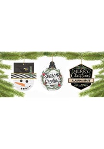 Alabama State Hornets 3 Pack Ornament
