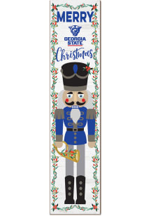 KH Sports Fan Georgia State Panthers Nutcracker Leaning Sign