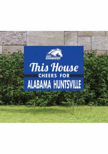 UAH Chargers 18x24 This House Cheers Yard Sign