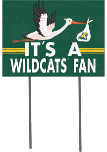 Northern Michigan Wildcats 18x24 Stork Yard Sign