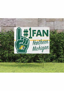 Northern Michigan Wildcats 18x24 Fan Yard Sign