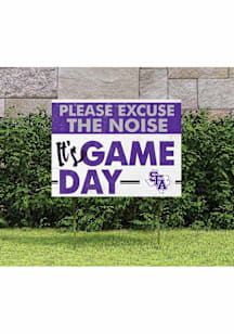 SFA Lumberjacks KH Sports Fan 18x24 Excuse the Noise Yard Sign - Purple