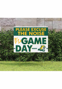 Northern Michigan Wildcats 18x24 Excuse the Noise Yard Sign