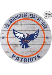 KH Sports Fan UT Tyler Patriots 20x20 In Out Weathered Circle Sign