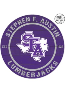 KH Sports Fan SFA Lumberjacks Indoor/Outdoor Circle Sign