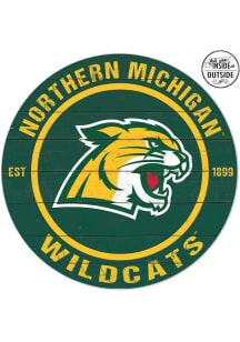 KH Sports Fan Northern Michigan Wildcats Indoor/Outdoor Circle Sign