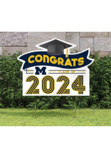 Michigan Wolverines Class of 2024 Yard Sign