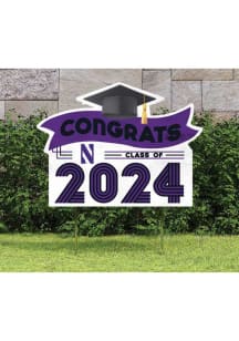 Northwestern Wildcats Class of 2024 Yard Sign