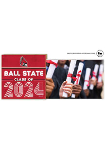 Ball State Cardinals Class of 2024 Floating Picture Frame