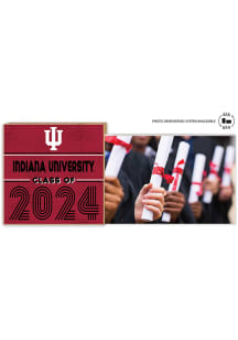 White Indiana Hoosiers Class of 2024 Floating Picture Frame