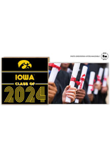 Black Iowa Hawkeyes Class of 2024 Floating Picture Frame