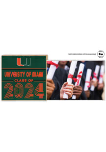 Miami Hurricanes Class of 2024 Floating Picture Frame