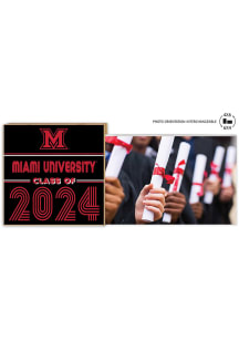 Miami RedHawks Class of 2024 Floating Picture Frame