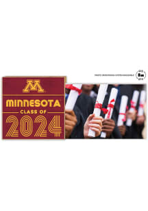 Maroon Minnesota Golden Gophers Class of 2024 Floating Picture Frame