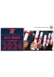Ole Miss Rebels Class of 2024 Floating Picture Frame