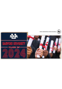 Samford University Bulldogs Class of 2024 Floating Picture Frame