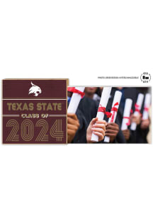 Texas State Bobcats Class of 2024 Floating Picture Frame