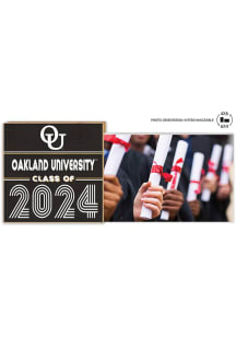 Oakland University Golden Grizzlies Class of 2024 Floating Picture Frame