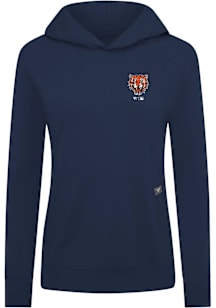 Levelwear Detroit Tigers Womens Navy Blue Relay Core Hooded Sweatshirt