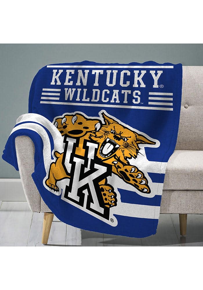 Kentucky Wildcats Sleep Squad Raschel Blanket