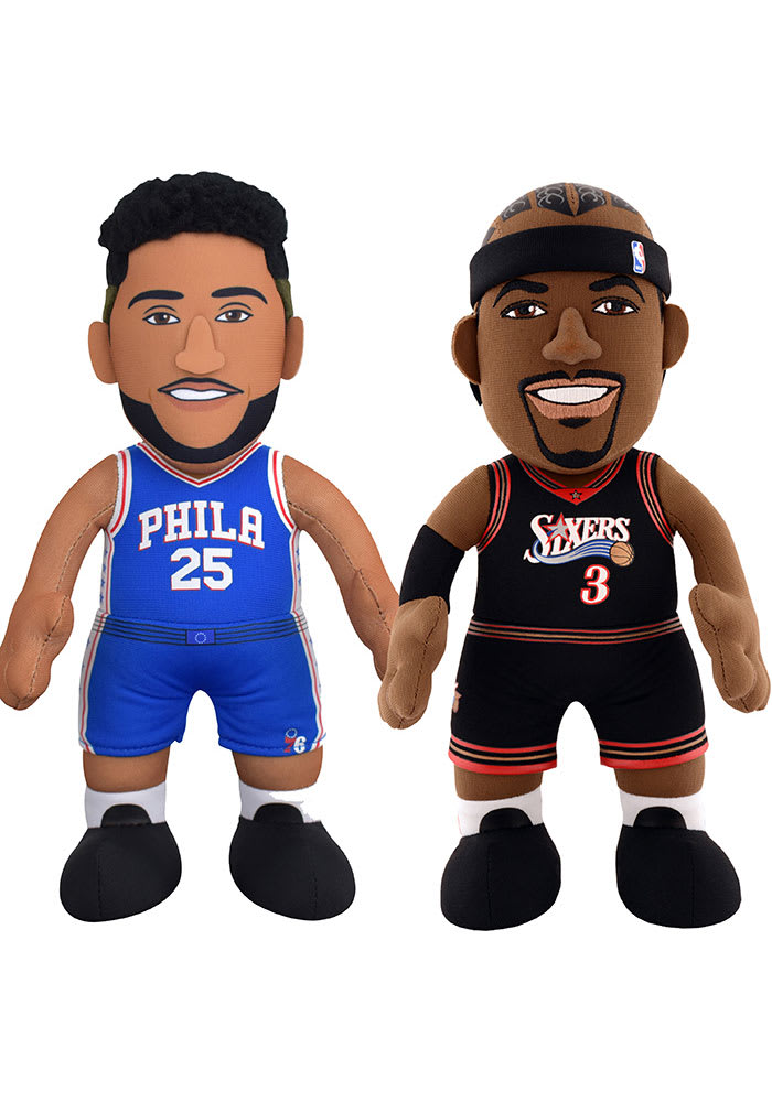 Philadelphia 76ers Simmons and Iverson Bundle 10 inch Plush