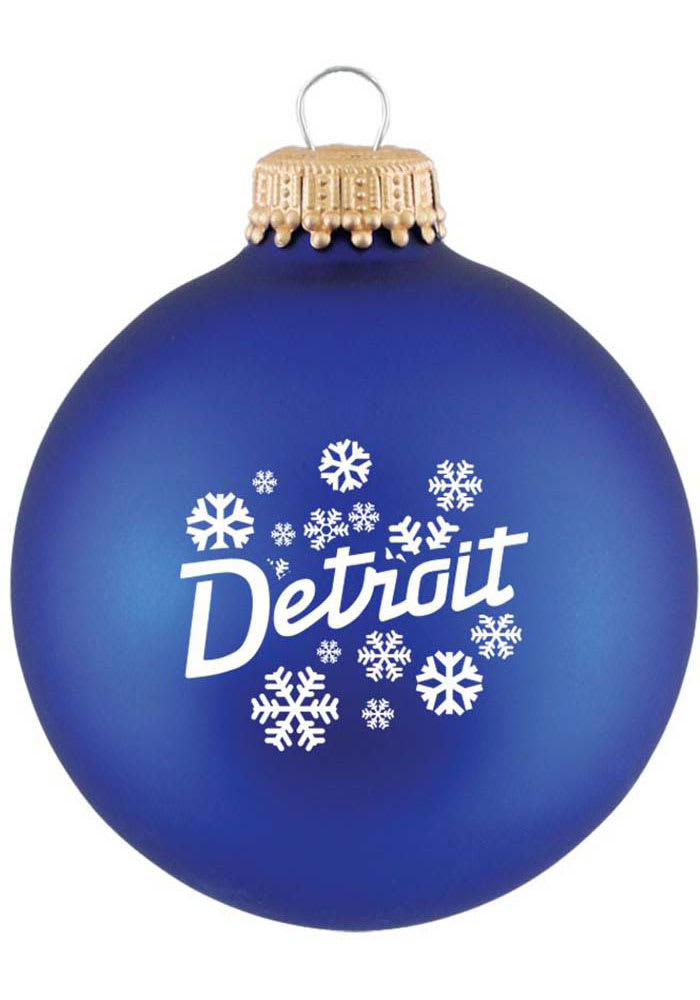Detroit Snowflakes Ornament