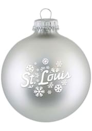 St Louis Snowflakes Glass Ball Ornament