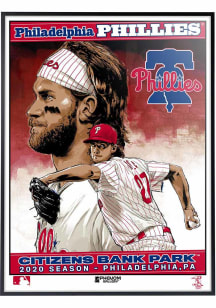 Philadelphia Phillies 18x24 Bryce Harper Aaron Nola Deluxe Framed Posters