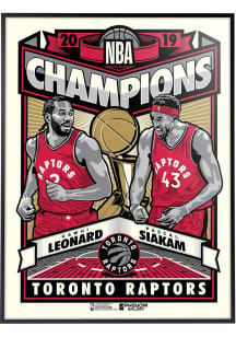 Toronto Raptors 18x24 2019 NBA Champions Deluxe Framed Posters