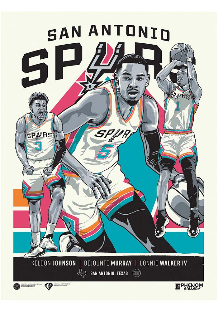 San Antonio Spurs 18x24 Mixtape Unframed Poster