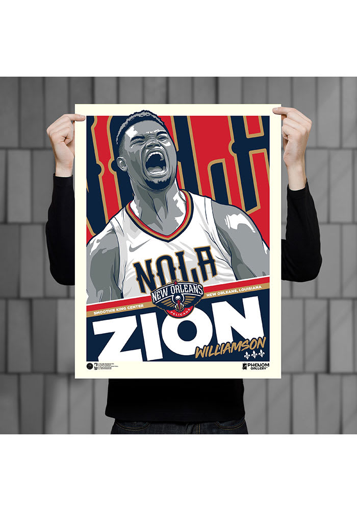 New Orleans Pelicans 18x24 Zion Williamson Unframed Poster