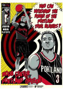 Portland Trail Blazers 18x24 2019 NBA Playoffs Unframed Poster