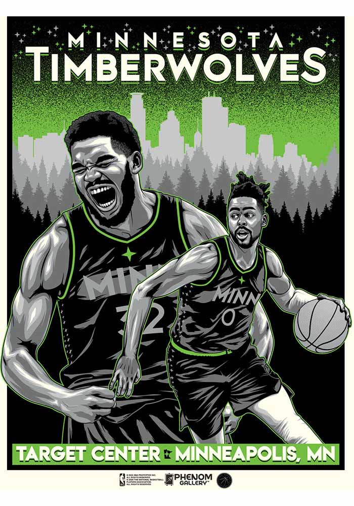 Minnesota Timberwolves 18x24 Unframed Poster