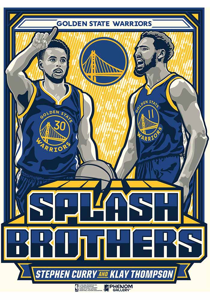 Golden State Warriors 18x24 Splash Brothers Unframed Poster