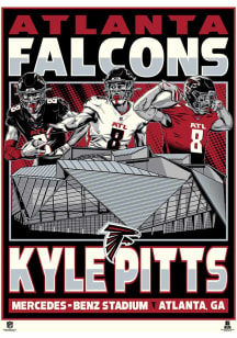 Atlanta Falcons 18x24 Kyle Pitts Unframed Poster