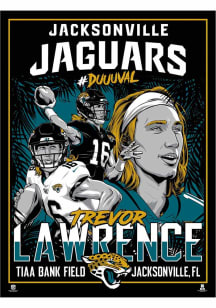 Jacksonville Jaguars 18x24 Trevor Lawrence Unframed Poster