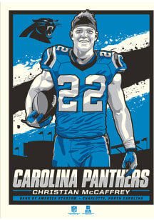 Carolina Panthers 18x24 Christian McCaffrey Unframed Poster