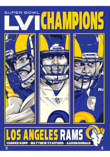Los Angeles Rams 18x24 Super Bowl LVI Champions Unframed Poster