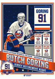 New York Rangers 18x24 Butch Goring Number Retirement Unframed Poster