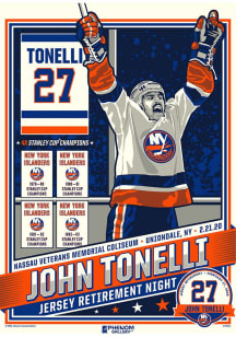 New York Rangers 18x24 John Tonelli Number Retirement Unframed Poster
